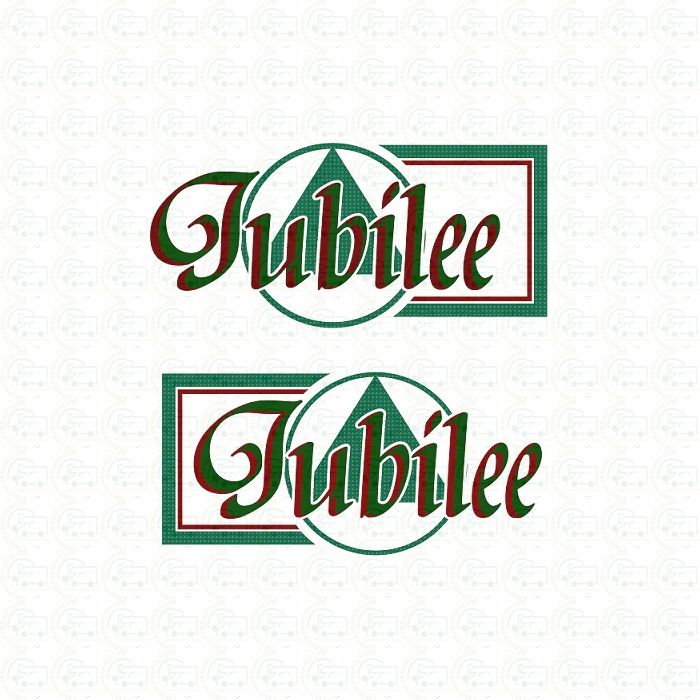 ACE Jubilee coloured (Pair) Caravan Stickers