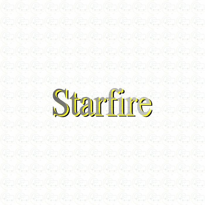 CG Autocruise Starfire lettering three colour