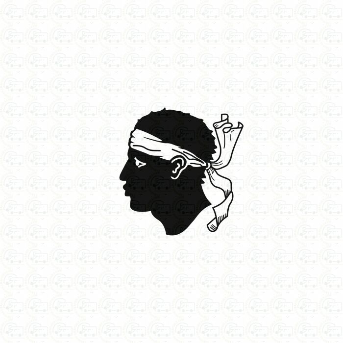 Corsica flag sticker 