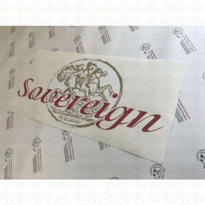 Bailey Sovereign Lettering & Crest Graphics Decals