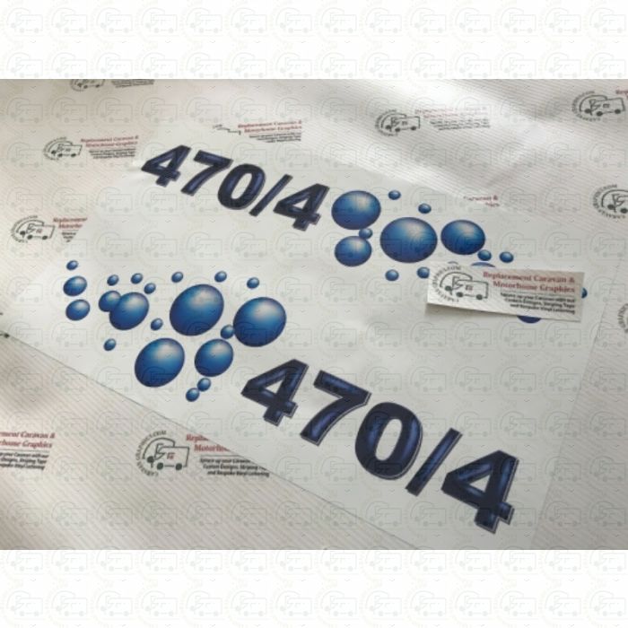 Bailey 470/4 stickers