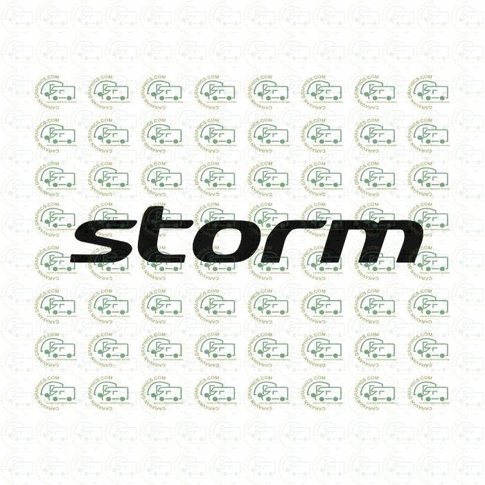 Elddis Crusader Storm Sticker