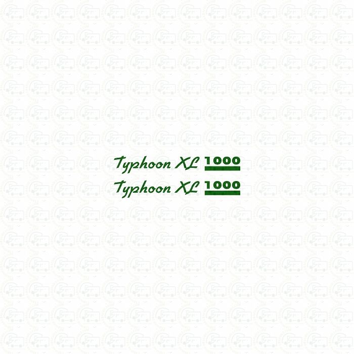 Elddis XL Typhoon 1000 Graphics Decal Sticker