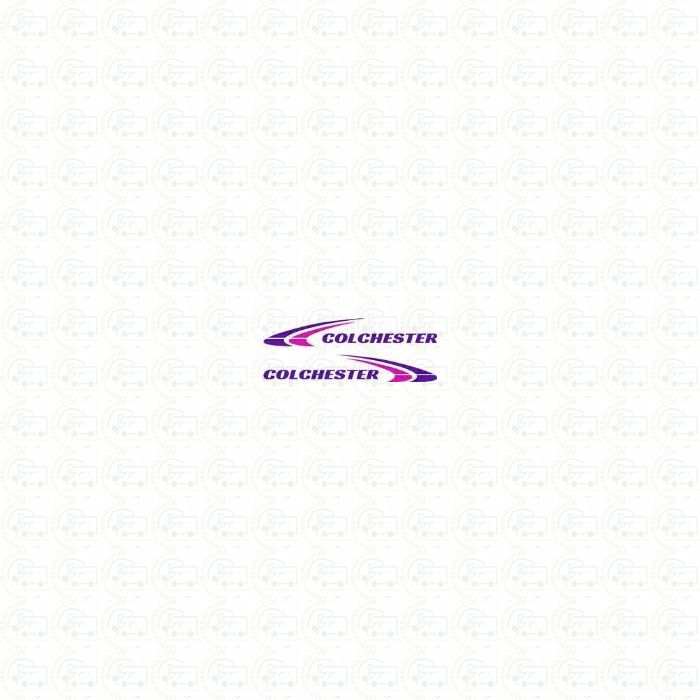 Fleetwood Colchester 2002 Sides Lettering Graphics