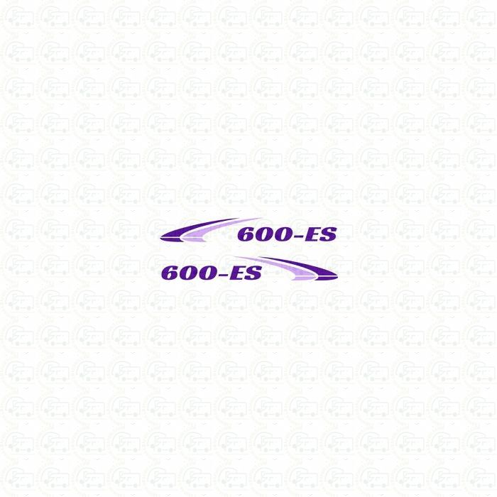 Fleetwood 600-ES Nubering Decal Stickers
