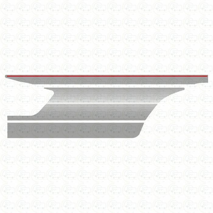 Hymer Door Motorhome Dotted Effect Sticker