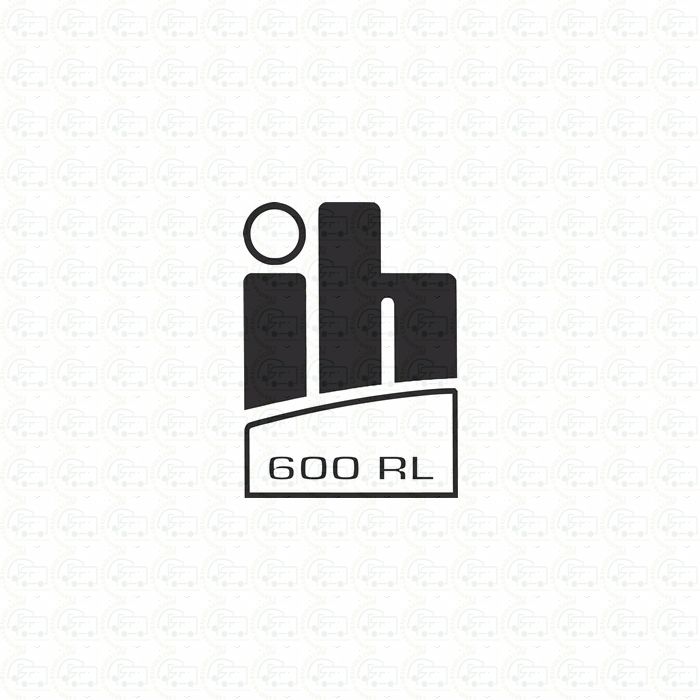 IH 600RL logo decal by CG