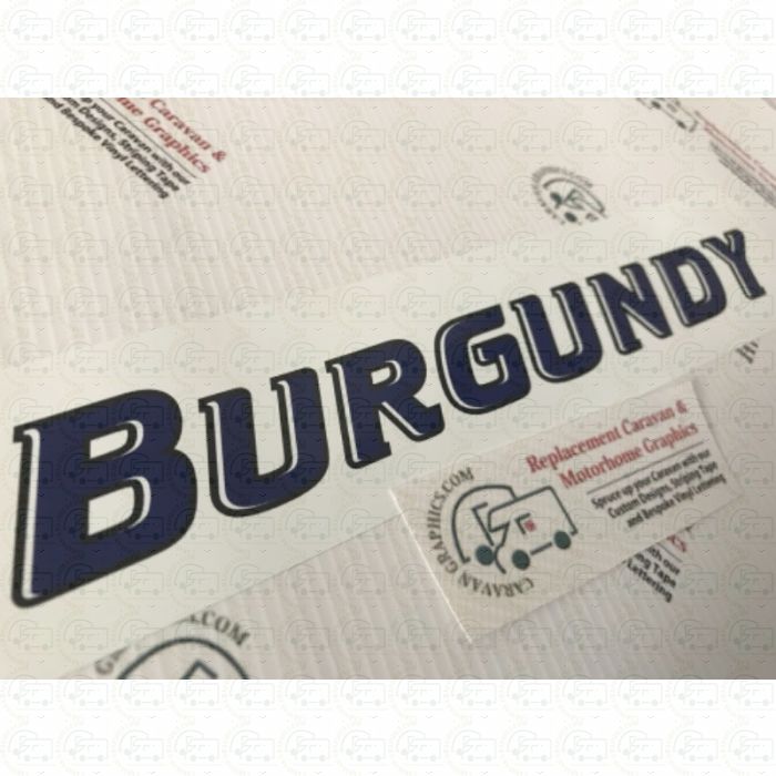 Bailey Pageant Burgundy Sticker