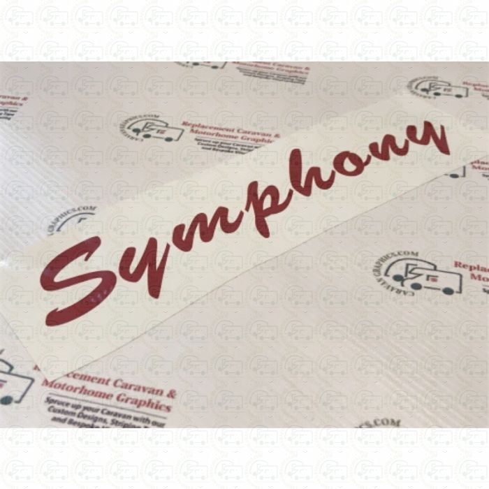 Autosleeper Symphony Caravan Graphics Decal