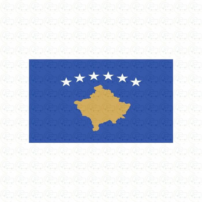 Kosovo Country Flag Sticker