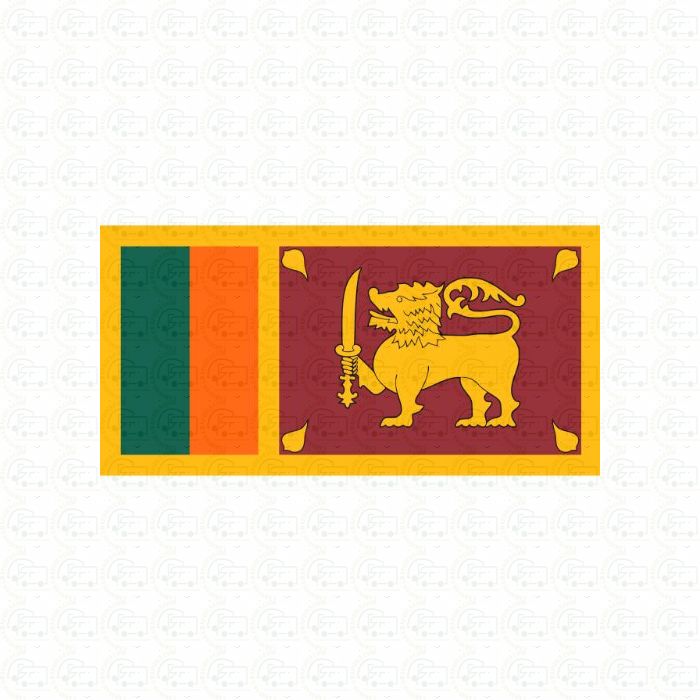 Sri Lanka Flag Sticker