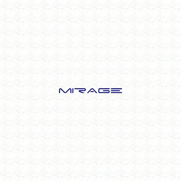 Mirage lettering (Large version) Motorhome Graphics decal sticker