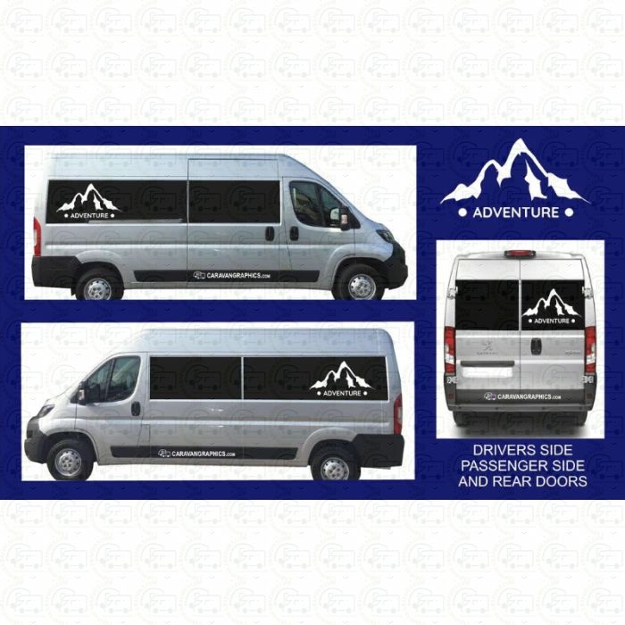 Self Build Campervan Stickers Design 12
