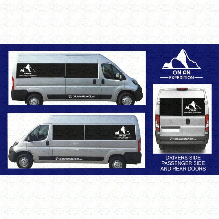 Self Build Campervan Stickers Design 13