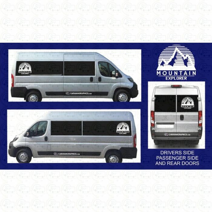 Self Build Campervan Stickers Design 14