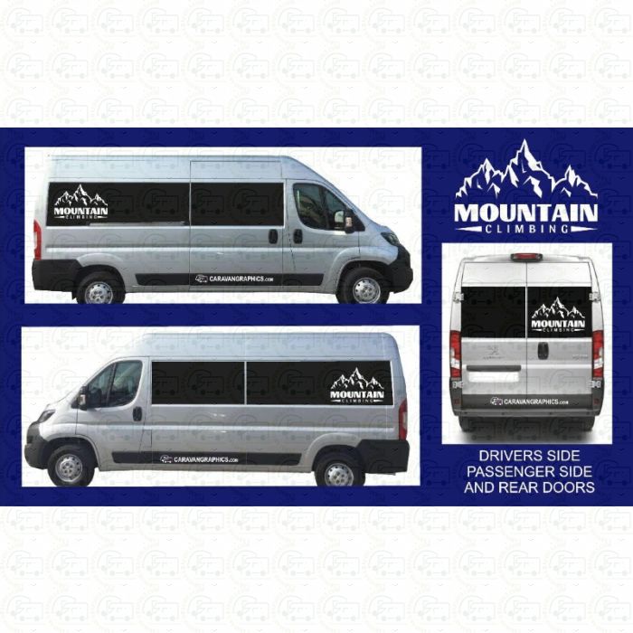 Self Build Campervan Stickers Design 17