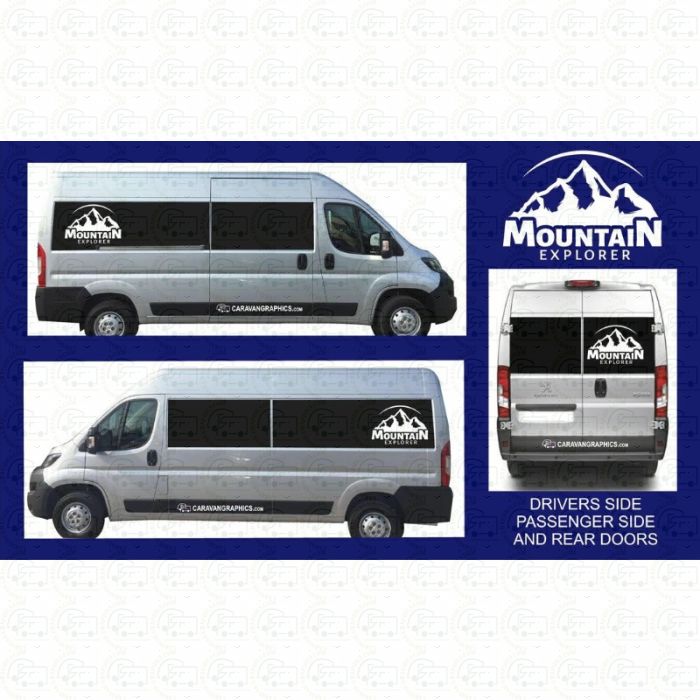Self Build Campervan Stickers Design 18