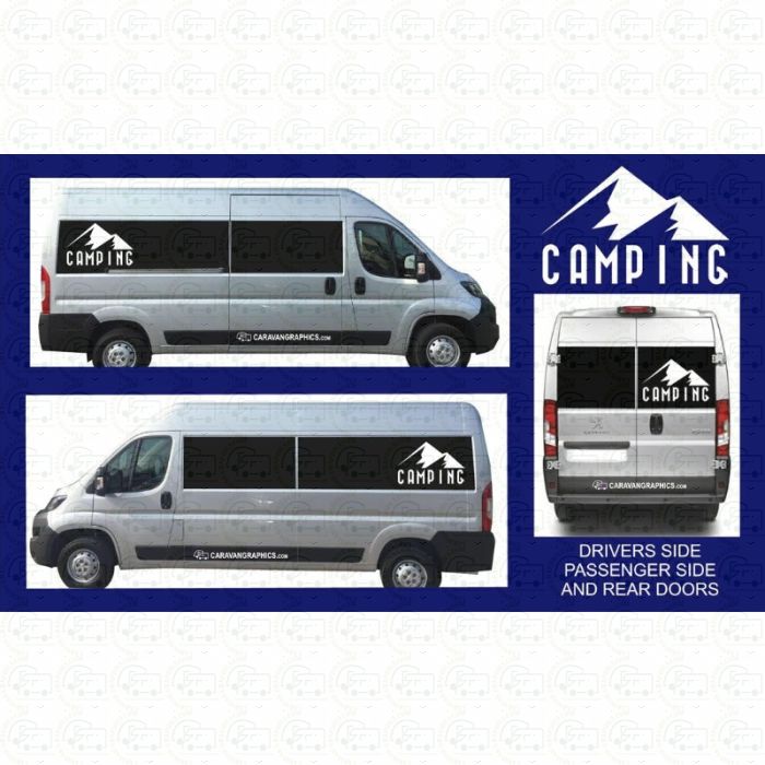 Self Build Campervan Stickers Design 18