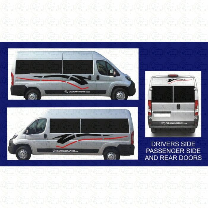Self Build Campervan Stickers Design 8