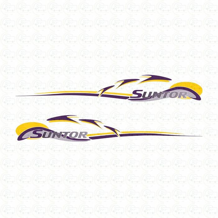 Swift Suntor Main Side Graphics Dark purple Version