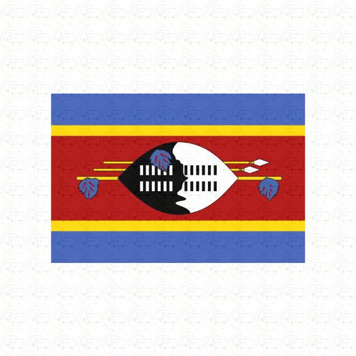 Swaziland Flag Sticker