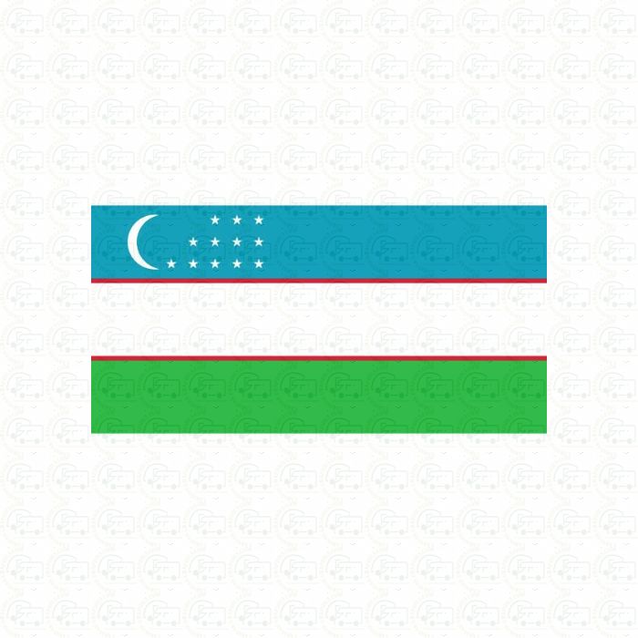 Uzbekistan Flag Sticker