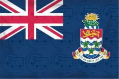 Cayman Islands flag sticker 