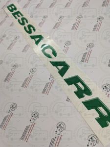 Bessacarr caravan sticker