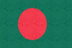 Bangladesh flag sticker 