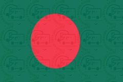 Bangladesh flag sticker 