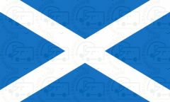 Scotland flag sticker 