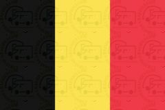 Belgium flag sticker 