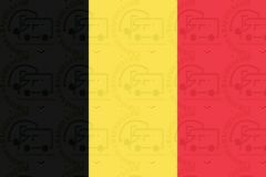 Belgium flag sticker 