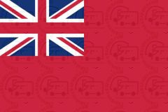 British Red Ensign Flag Sticker