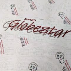 ABI Award globestar caravan sticker