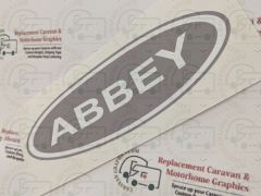 Abbey Oval caravan sticker