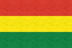 Bolivia flag sticker 