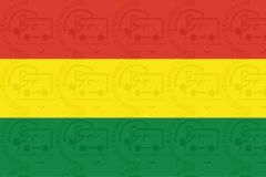 Bolivia flag sticker 