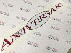 Swift anniversary caravan sticker 