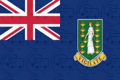 British Virgin Islands flag sticker