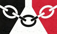 Black Country flag sticker