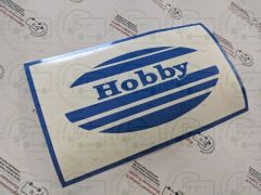 Hobby oval caravan sticker