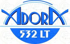 Adria Adora Design Caravan Sticker