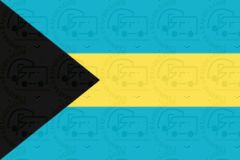 Bahamas flag sticker 