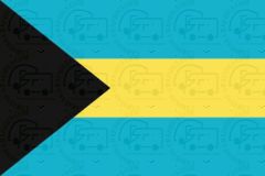 Bahamas flag sticker 