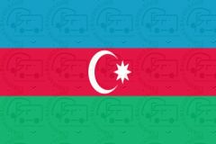 Azerbaijan Flag sticker 