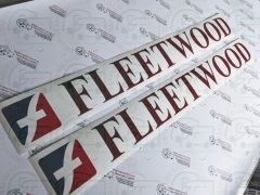 Fleetwood caravan stickers