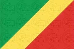 Republic of the Congo Flag Sticker