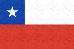 Chile flag sticker 