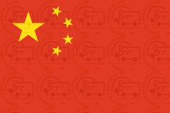 China flag sticker